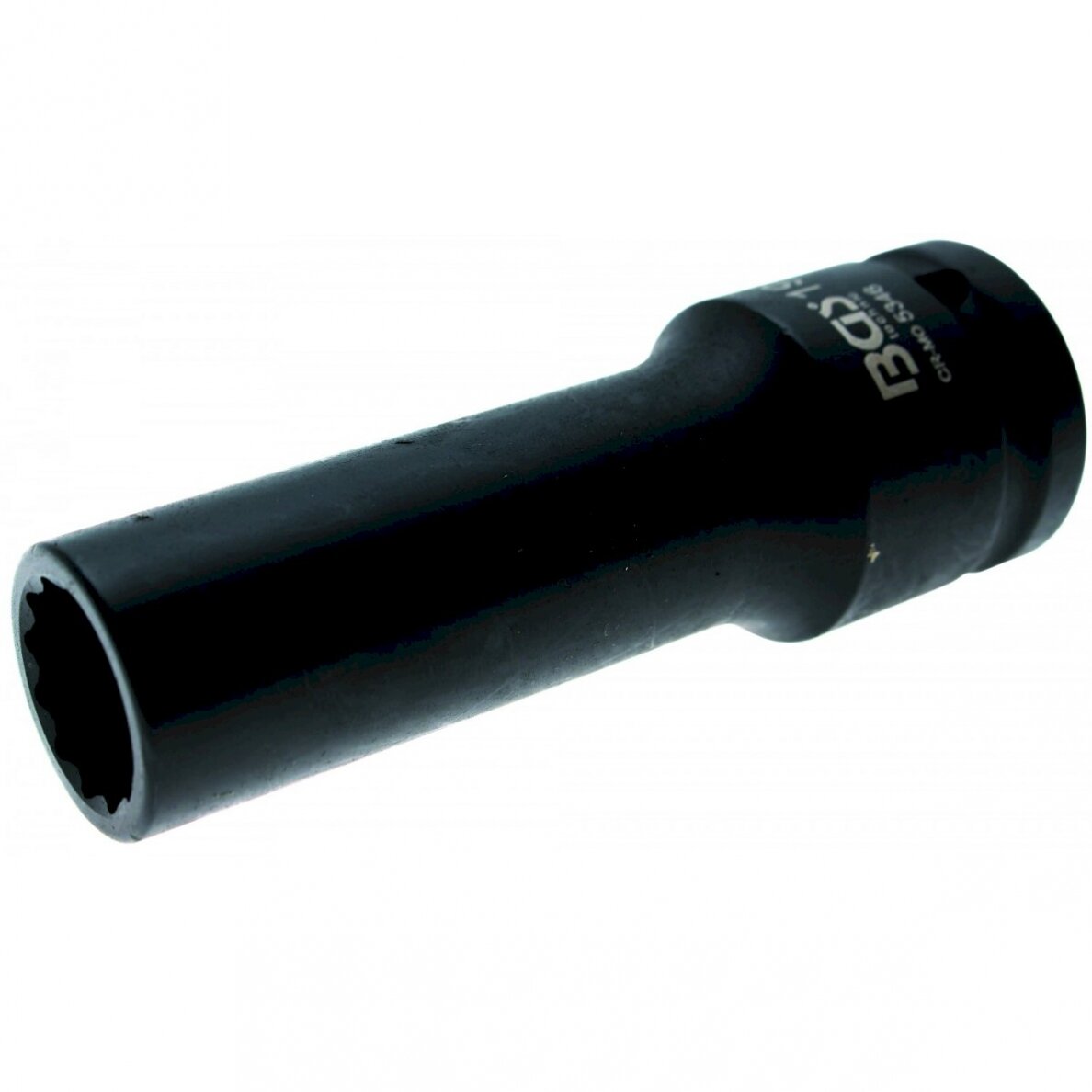 Smūginė galvutė ilga | 12 kampų | 20 mm (3/4") | 19 mm (5346) Smūginė galvutė ilga | 12 kampų | 20 mm (3/4") | 19 mm (5346)