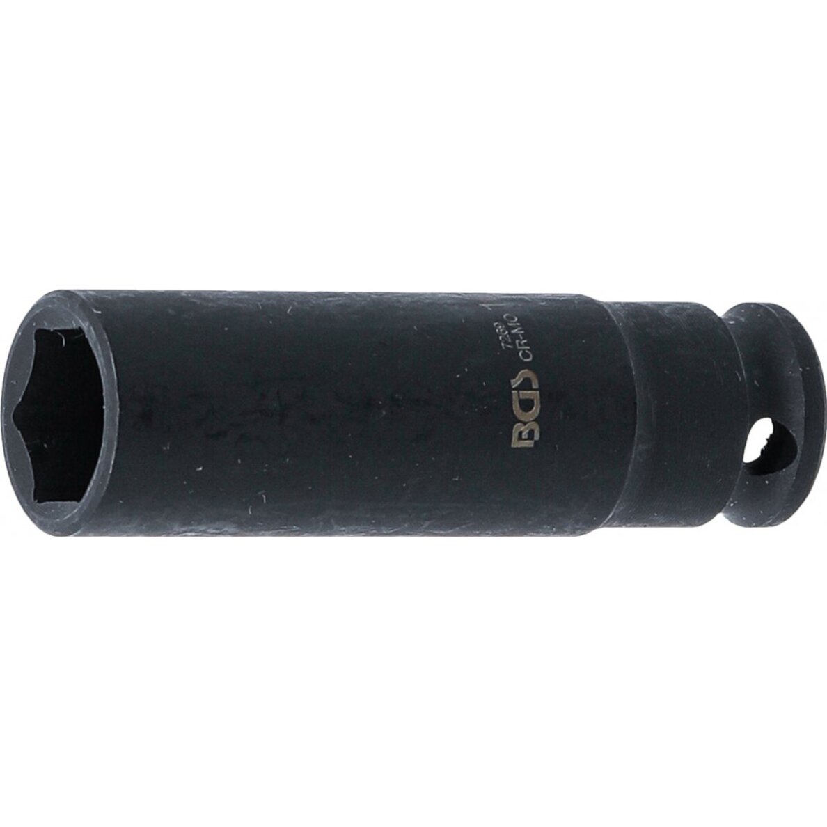 Smūginė galvutė ilga | šešiakampė | 6,3 mm (1/4") | 10 mm (7269)