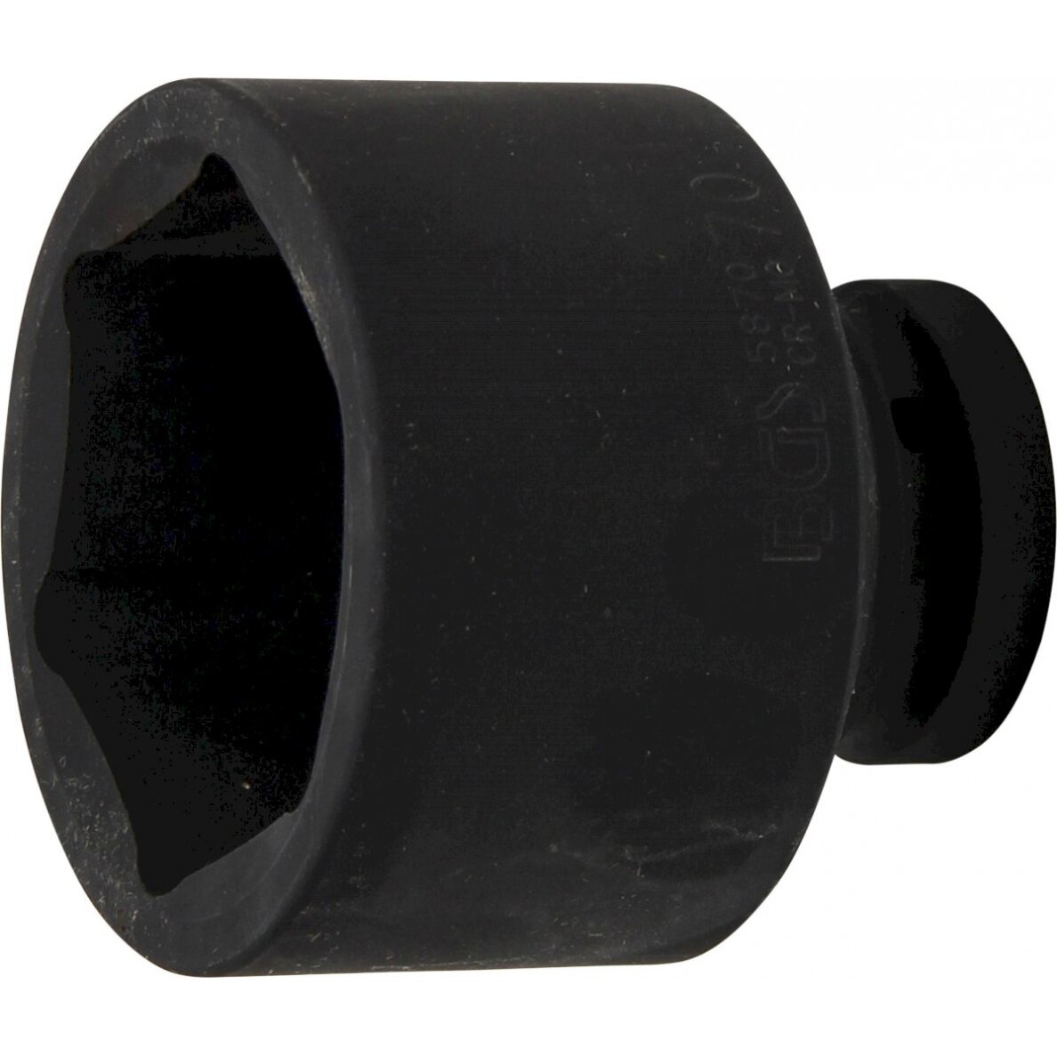 Smūginė galvutė šešiakampė | 25 mm (1") | 70 mm (5870) Smūginė galvutė šešiakampė | 25 mm (1") | 70 mm (5870)