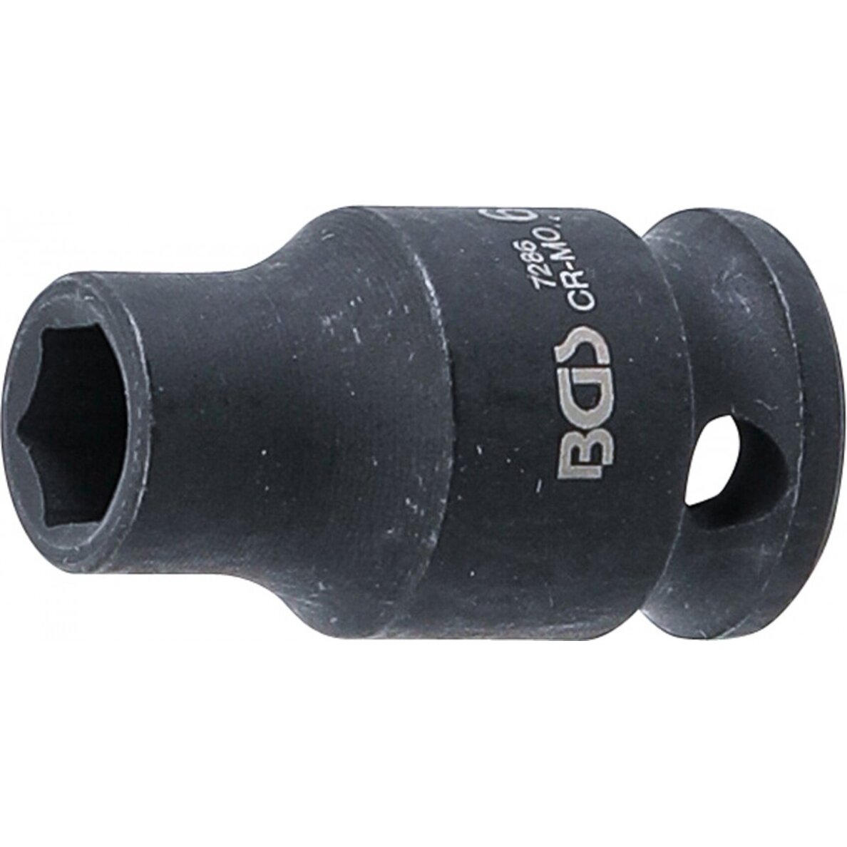 Smūginė galvutė šešiakampė | 6,3 mm (1/4") | 6 mm (7286)