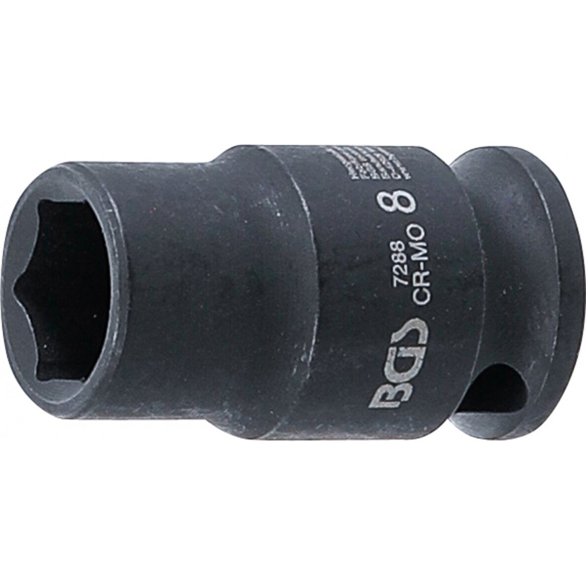 Smūginė galvutė šešiakampė | 6,3 mm (1/4") | 8 mm (7288)