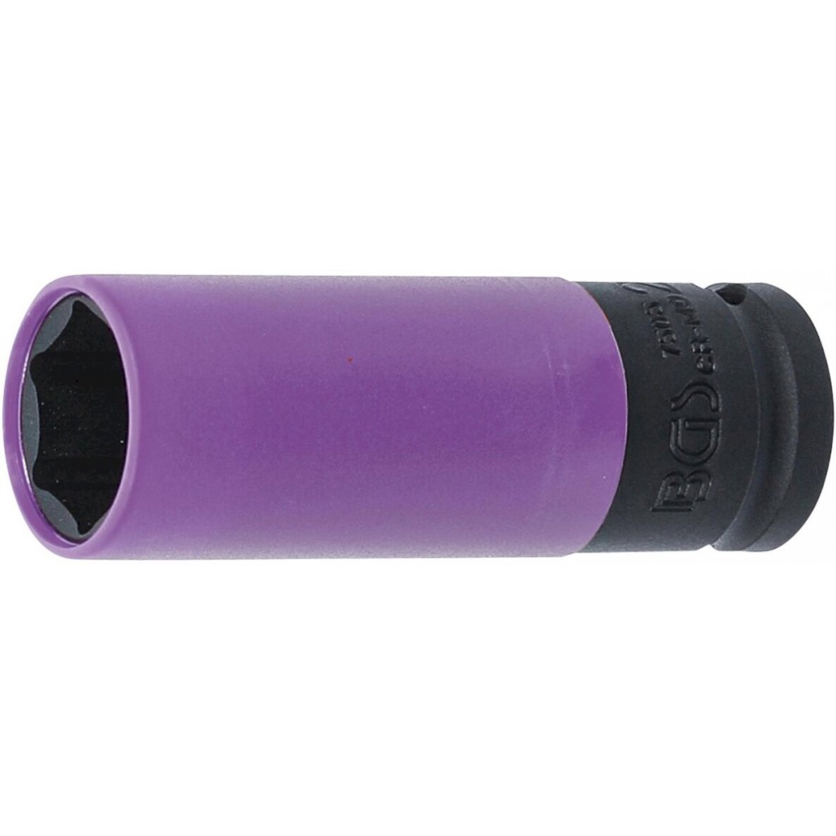 Smūginė galvutė su apsauga | itin siaura | 12,5 mm (1/2") | 22 mm (7505) Smūginė galvutė su apsauga | itin siaura | 12,5 mm (1/2") | 22 mm (7505)