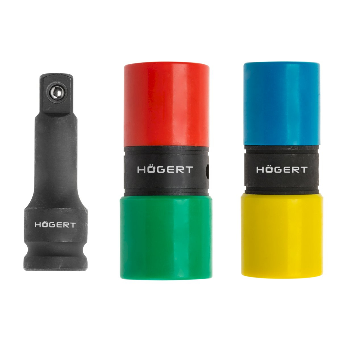 Smūginės galvutės, dvipusės su apsauga 1/2" 6k. / 17-19-21-22mm, HOGER HT4R006 Smūginės galvutės, dvipusės su apsauga 1/2" 6k. / 17-19-21-22mm, HOGER HT4R006