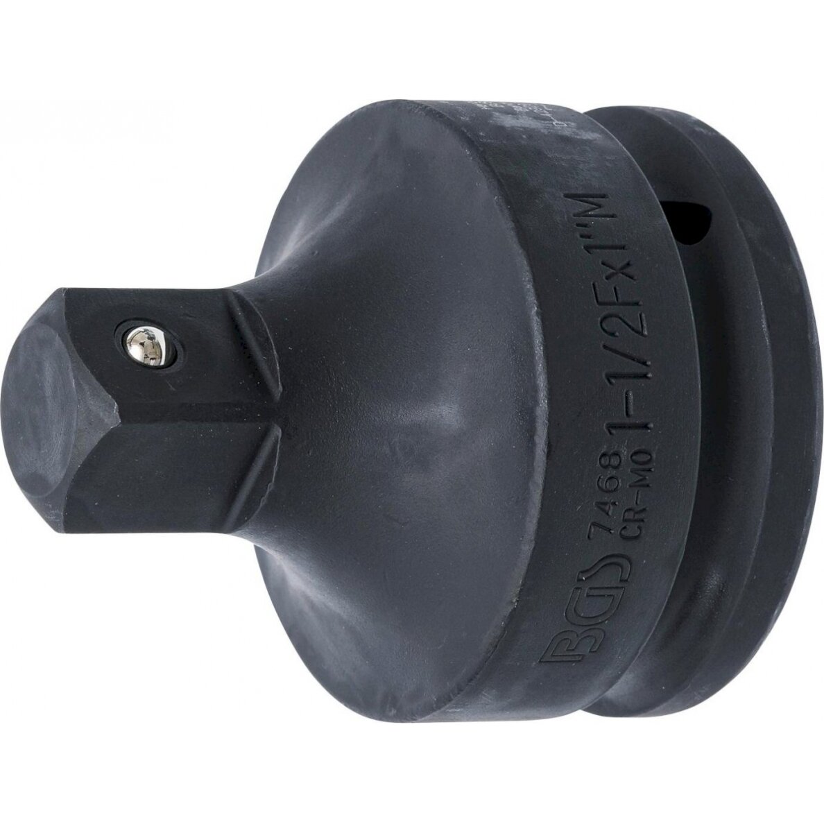 Smūginis adapteris | 38 mm (1 1/2") - išorinis kvadratas 25 mm (1") (7468) Smūginis adapteris | 38 mm (1 1/2") - išorinis kvadratas 25 mm (1") (7468)