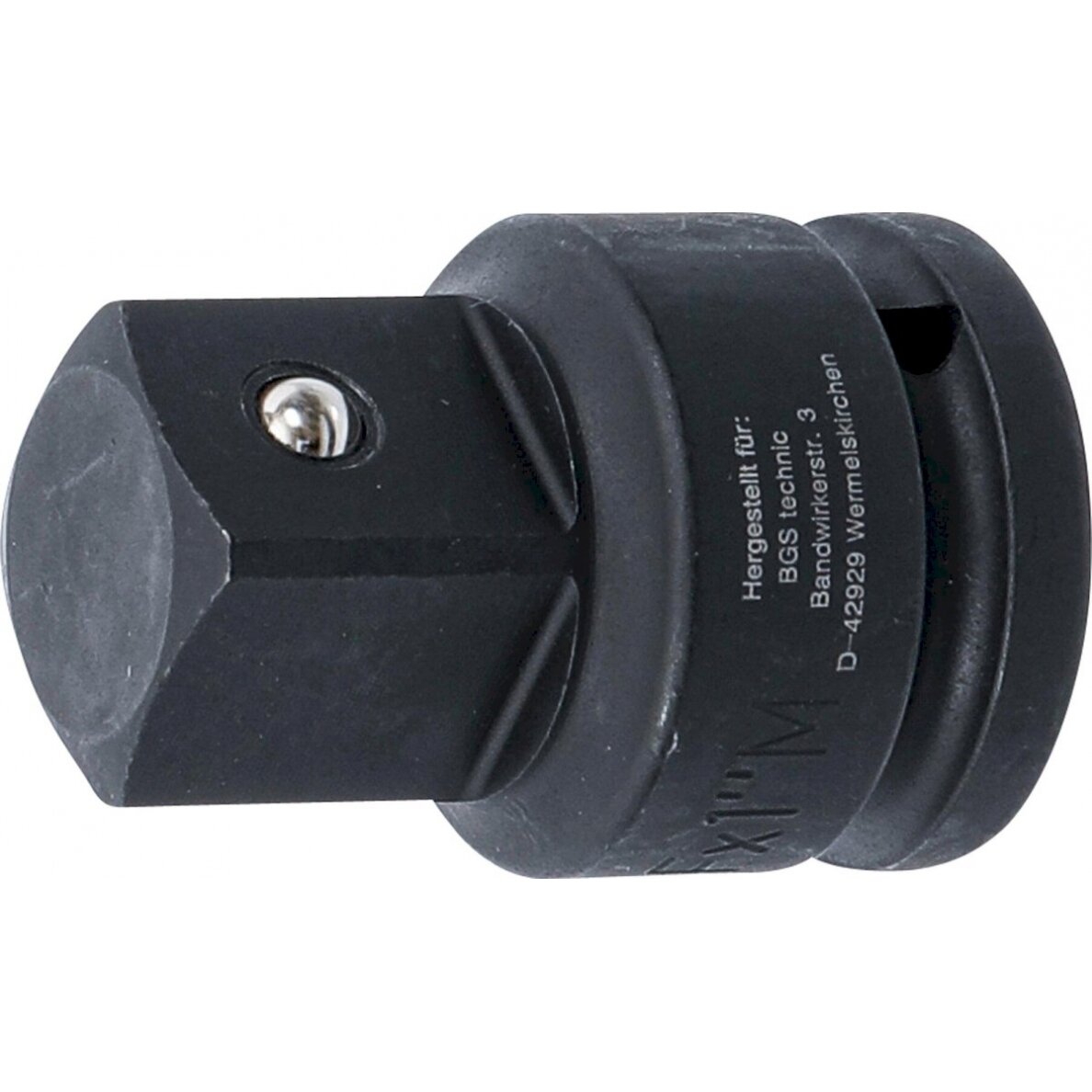 Smūginis adapteris | vidinis kvadratas 20 mm (3/4") - išorinis kvadratas 25 mm (1") (195) Smūginis adapteris | vidinis kvadratas 20 mm (3/4") - išorinis kvadratas 25 mm (1") (195)