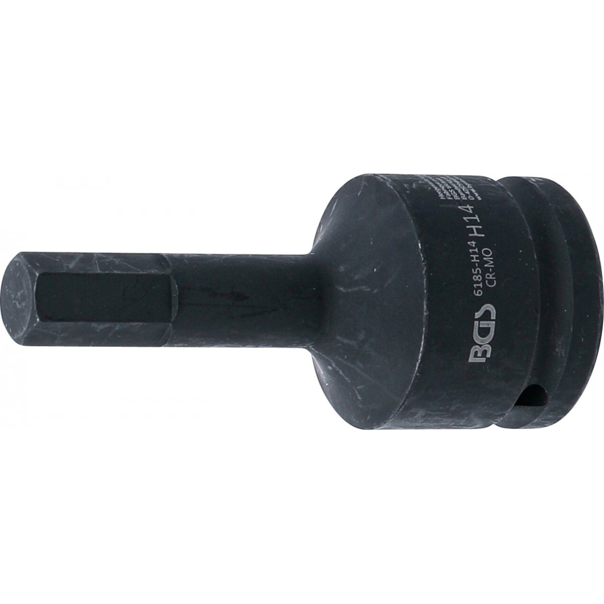 Smūginis antgalis | ilgis 100 mm | 20 mm (3/4") | Hex šešiakampis 14 mm (6185-H14) Smūginis antgalis | ilgis 100 mm | 20 mm (3/4") | Hex šešiakampis 14 mm (6185-H14)