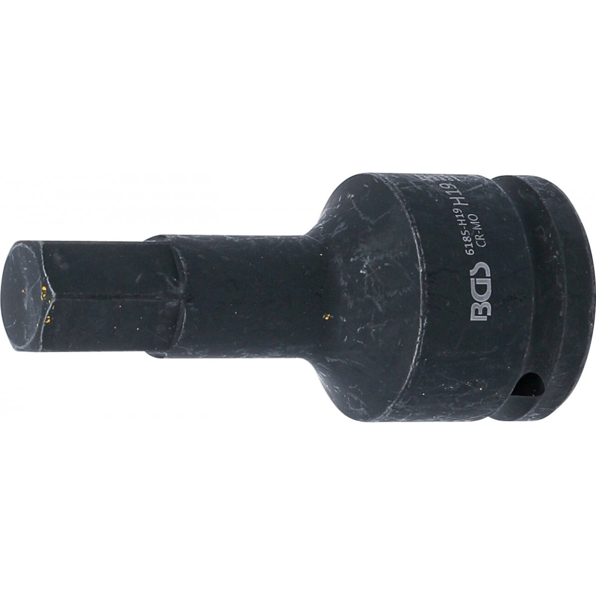 Smūginis antgalis | ilgis 100 mm | 20 mm (3/4") | Hex šešiakampis 19 mm (6185-H19) Smūginis antgalis | ilgis 100 mm | 20 mm (3/4") | Hex šešiakampis 19 mm (6185-H19)