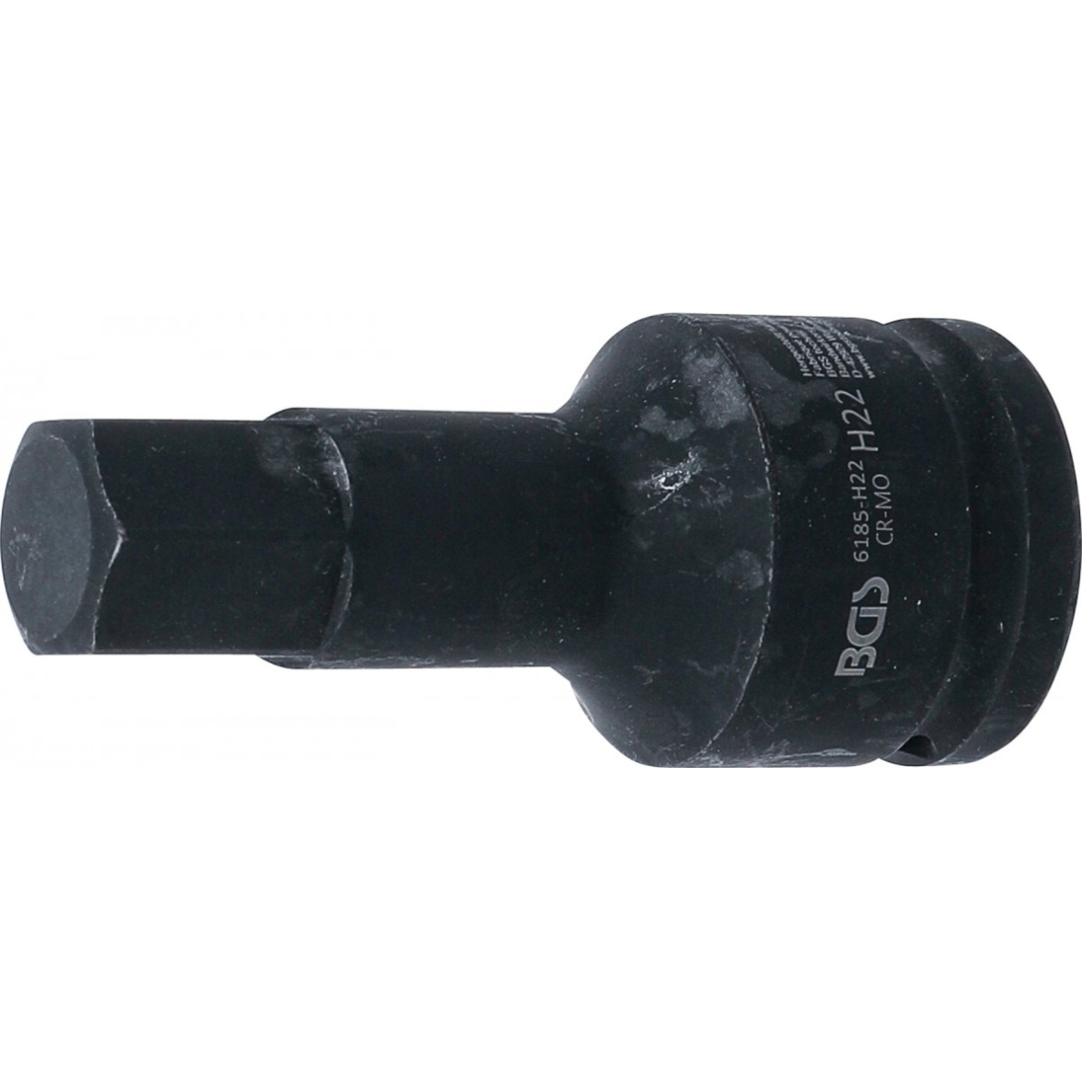 Smūginis antgalis | ilgis 100 mm | 20 mm (3/4") | Hex šešiakampis 22 mm (6185-H22) Smūginis antgalis | ilgis 100 mm | 20 mm (3/4") | Hex šešiakampis 22 mm (6185-H22)