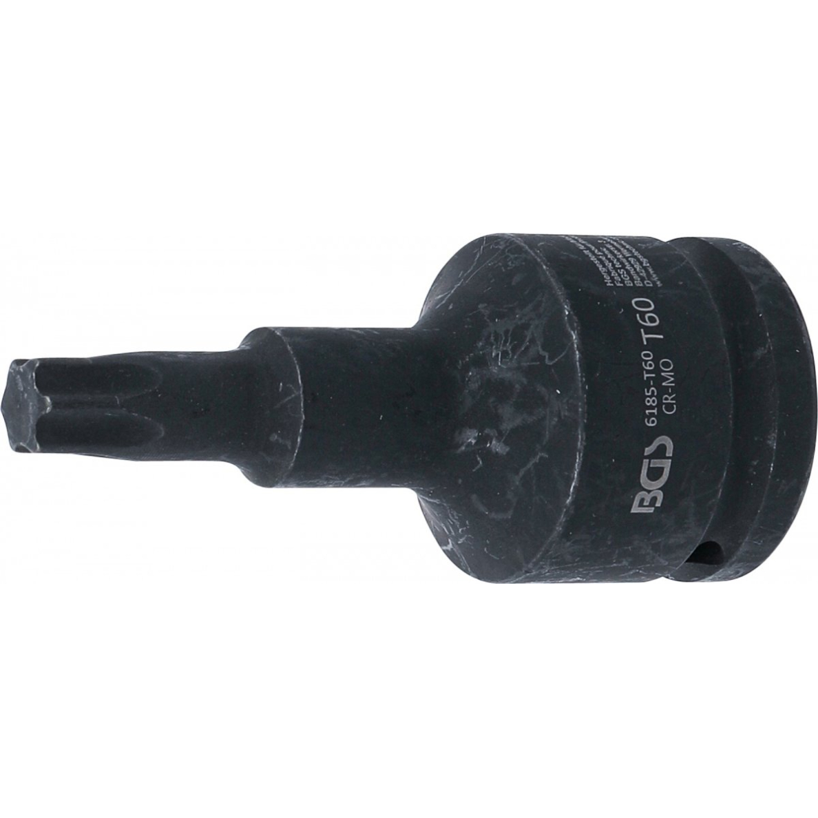 Smūginis antgalis | ilgis 100 mm | 20 mm (3/4") | T-Star (Torx) T60 (6185-T60) Smūginis antgalis | ilgis 100 mm | 20 mm (3/4") | T-Star (Torx) T60 (6185-T60)