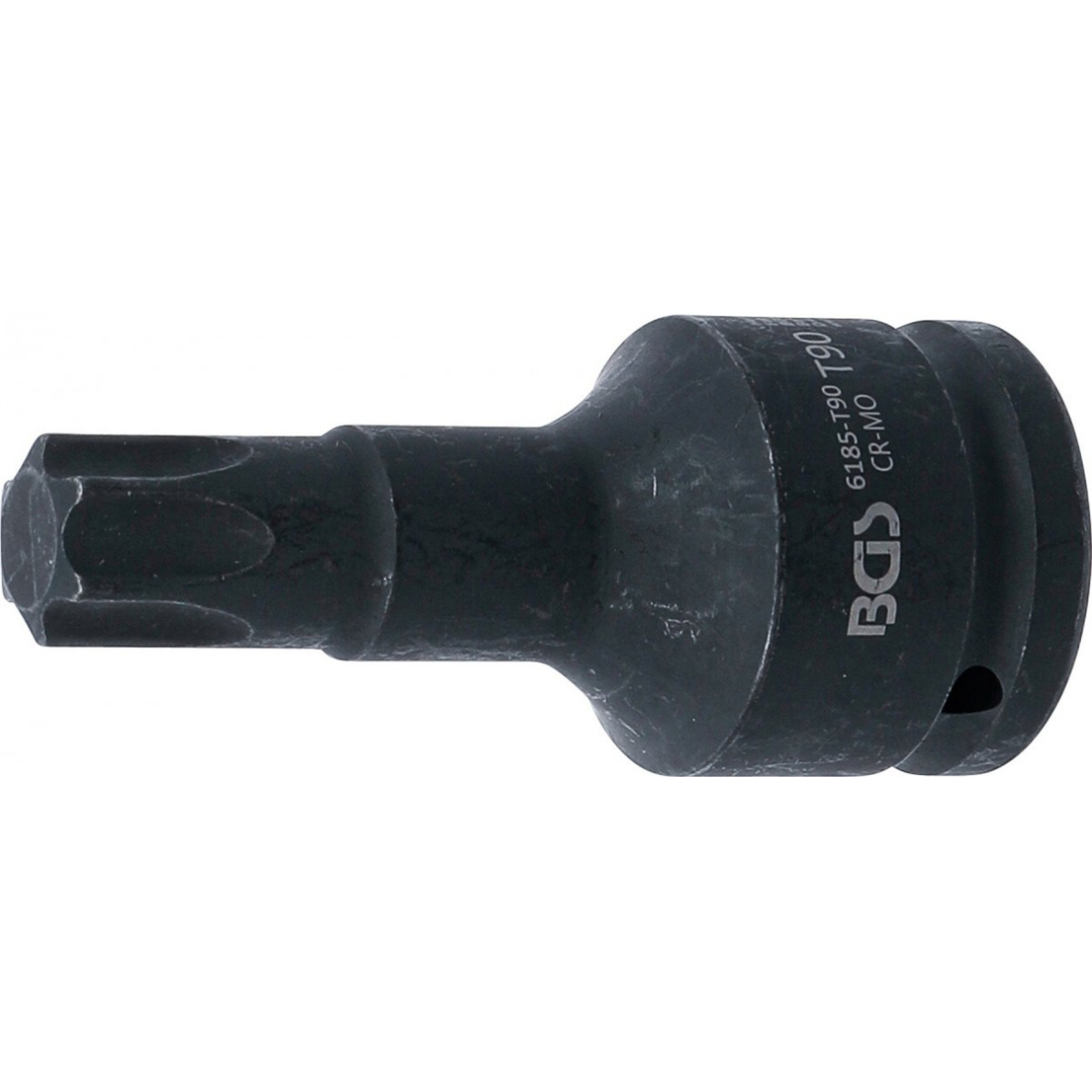 Smūginis antgalis | ilgis 100 mm | 20 mm (3/4") | T-Star (Torx) T90 (6185-T90) Smūginis antgalis | ilgis 100 mm | 20 mm (3/4") | T-Star (Torx) T90 (6185-T90)