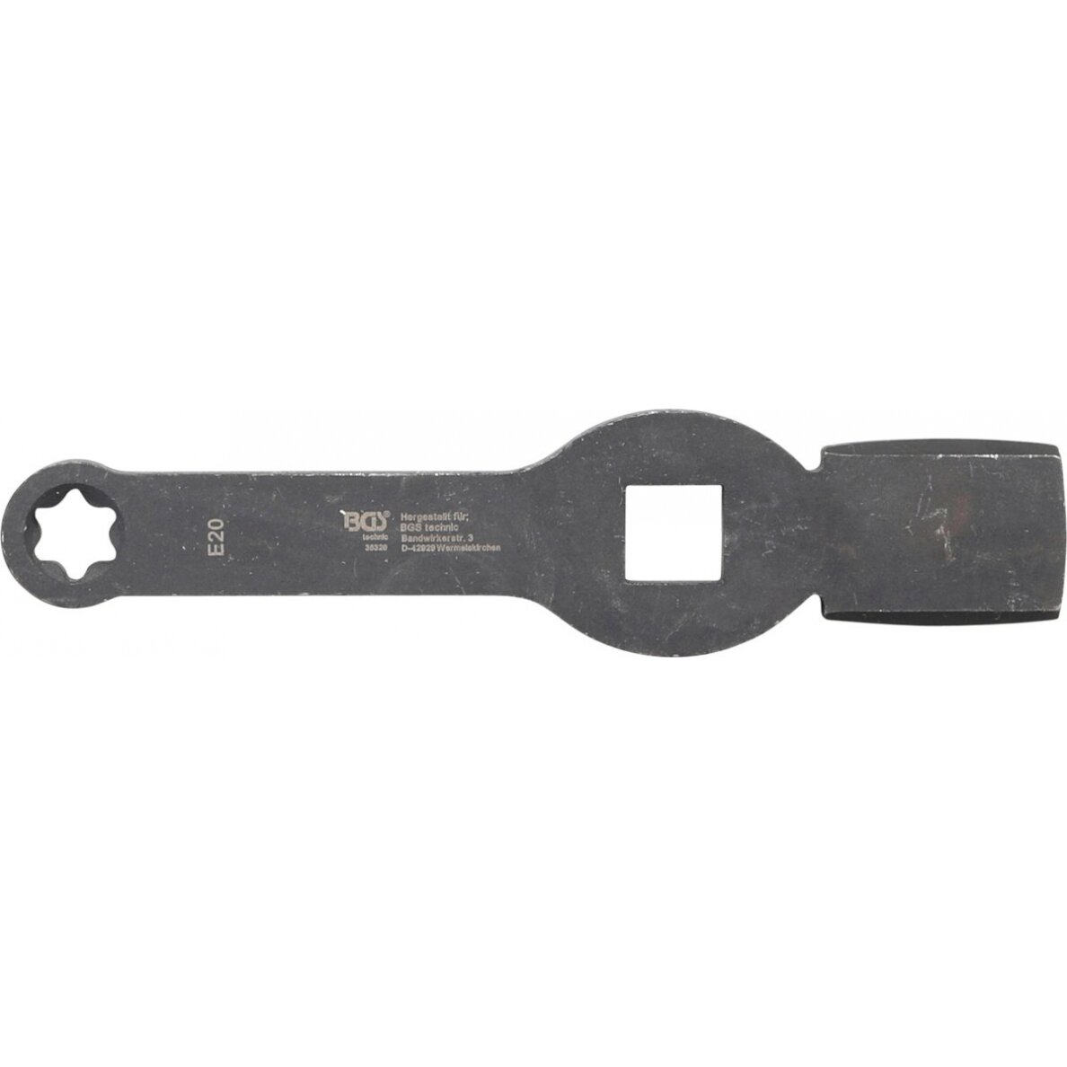 Smūginis raktas | E tipo (Torx) | 20 mm (3/4") | E20 | stabdžių suportams MAN TGL TGM (35320) Smūginis raktas | E tipo (Torx) | 20 mm (3/4") | E20 | stabdžių suportams MAN TGL TGM (35320)