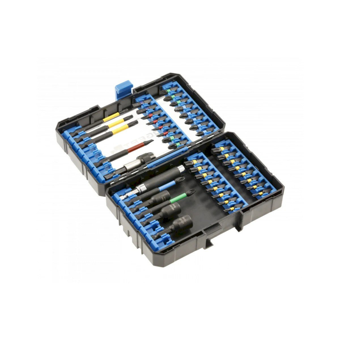 Smūginių antgalių ir grąžtų rinkinys 1/4, 43 dalių Smūginių antgalių ir grąžtų rinkinys 1/4, 43 dalių