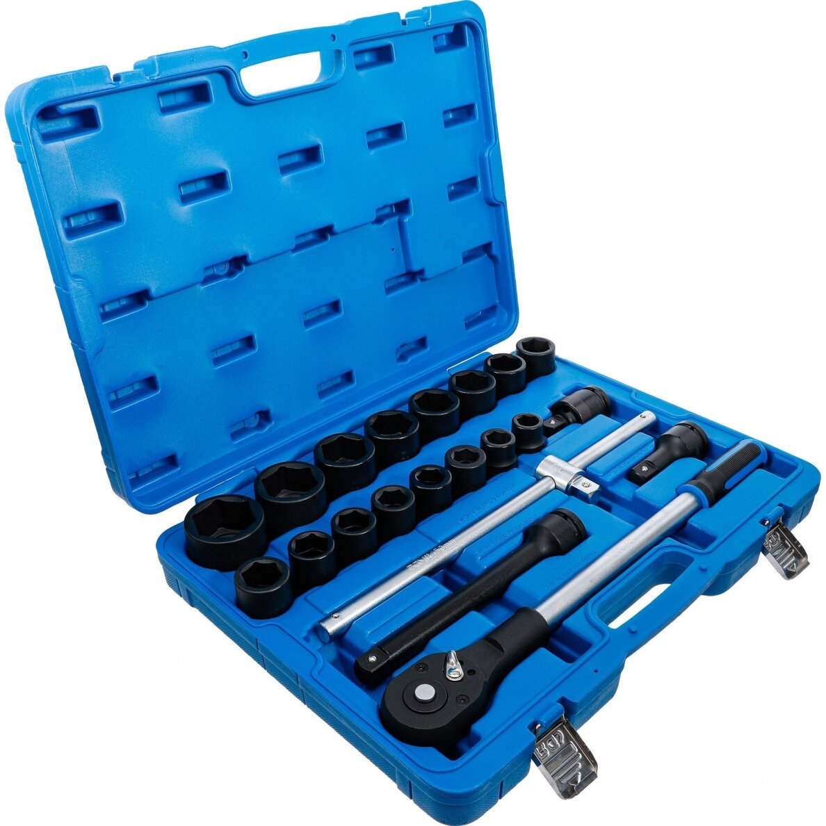 Smūginių galvučių ir rakto rinkinys | 20 mm (3/4") | 21 vnt. (5258) 4 Smūginių galvučių ir rakto rinkinys | 20 mm (3/4") | 21 vnt. (5258) 4