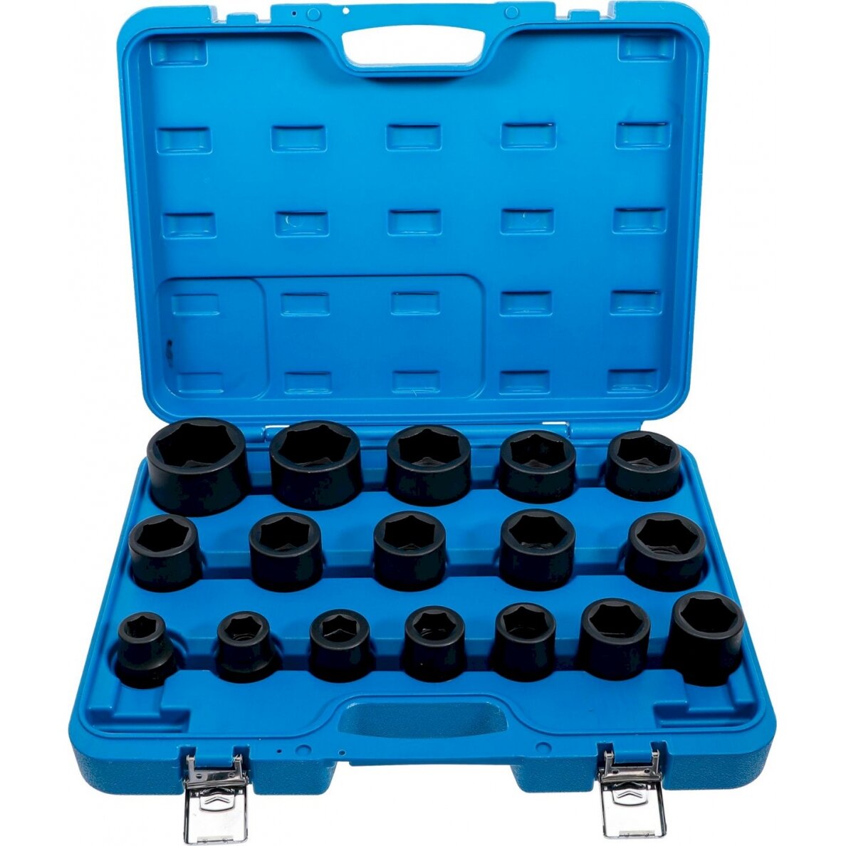 Smūginių galvučių rinkinys | 20 mm (3/4") | 19 - 55 mm | 17 vnt. (5242) Smūginių galvučių rinkinys | 20 mm (3/4") | 19 - 55 mm | 17 vnt. (5242)