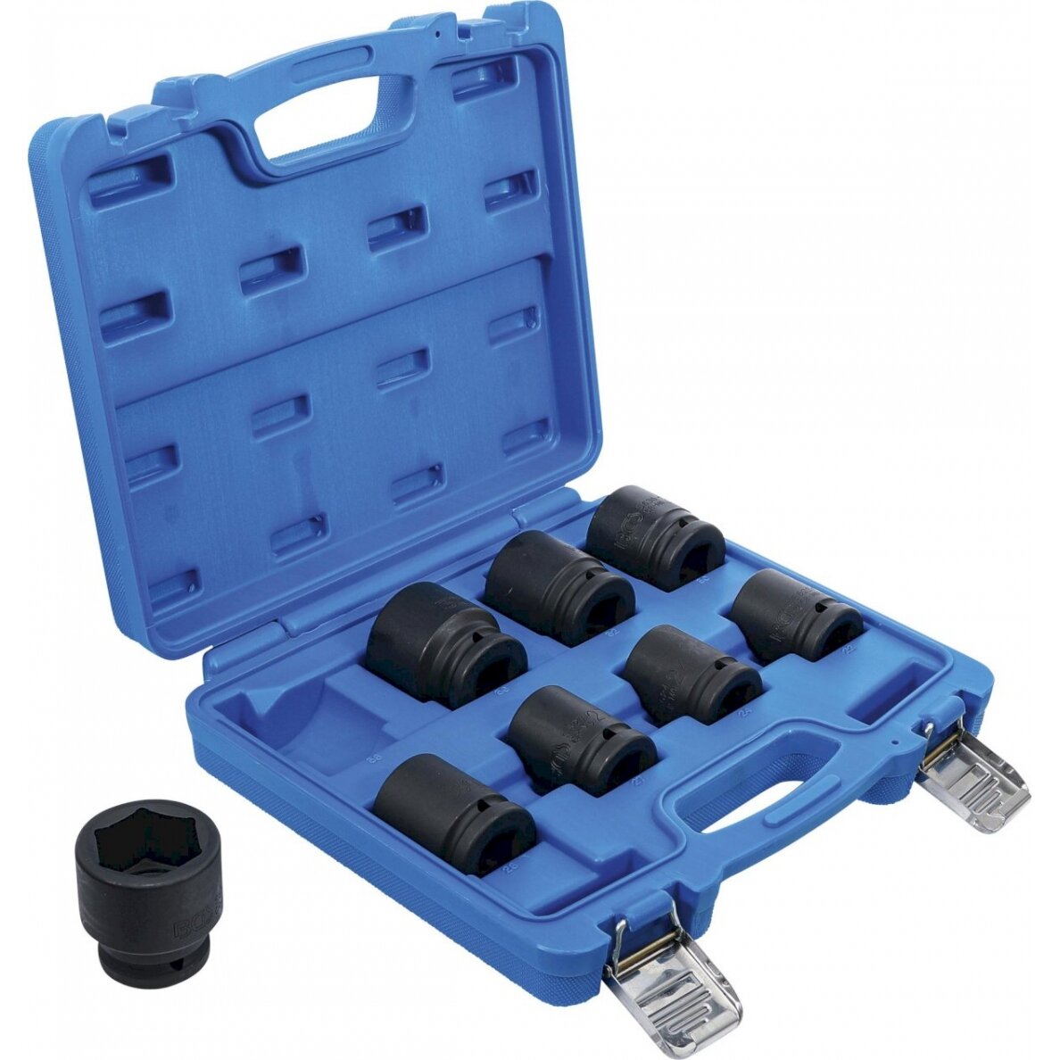 Smūginių galvučių rinkinys | 20 mm (3/4") | 22 - 38 mm | 8 vnt. (5240) Smūginių galvučių rinkinys | 20 mm (3/4") | 22 - 38 mm | 8 vnt. (5240)