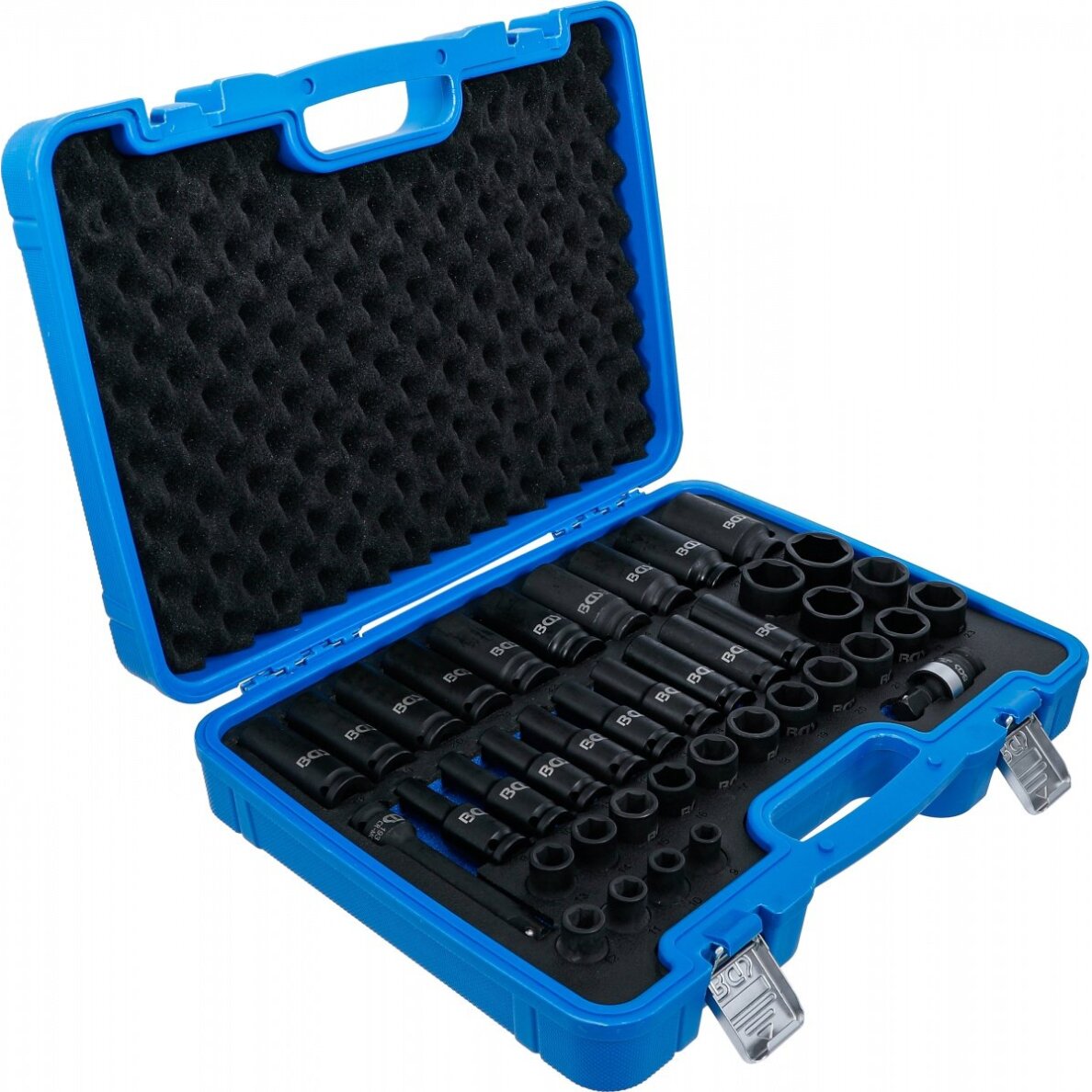 Smūginių galvučių rinkinys | šešiakampės | 12,5 mm (1/2") | 9 - 30 mm | 40 vnt. (7280)