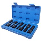 Smūginiai antgaliai | 12,5 mm (1/2") | T-Star (Torx) T30 - T80 | 8 vnt (S1101) Smūginiai antgaliai | 12,5 mm (1/2") | T-Star (Torx) T30 - T80 | 8 vnt (S1101)