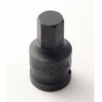 Smūginis 1/2 šešiakampis H14 antgalis / 40mm ilgio