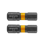 Smūginis antgalis HEX6 x 25 mm, 2 vnt.