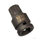 Smūginis antgalis SPLINE M18*40mm Cr-Mo