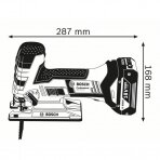 Akumuliatorinis siaurapjūklis Bosch GST 18 V-LI S solo Professional