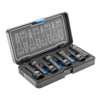 Smūginių 1/2 HEX (6-kampių) antgalių komplektas / H6-H19 Smūginių 1/2 HEX (6-kampių) antgalių komplektas / H6-H19