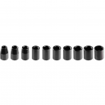 Smūginių galvučių 1/2" rinkinys Neo 12-101, 10 vnt. 10-24mm