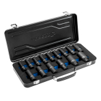 Smūginių ilgų galvučių komplektas 1/2" 6k. metalinėje dėžėje / 10-32mm HOEGERT HT4R049 Smūginių ilgų galvučių komplektas 1/2" 6k. metalinėje dėžėje / 10-32mm HOEGERT HT4R049