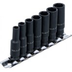 Smūginių ilgų galvučių komplektas | šešiakampės | 6,3 mm (1/4") | 6 - 13 mm | 7 vnt. (5299) Smūginių ilgų galvučių komplektas | šešiakampės | 6,3 mm (1/4") | 6 - 13 mm | 7 vnt. (5299)
