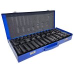 Smūginių ilgų ir trumpų galvučių rinkinys | CR-MO | 8 - 32 mm | 35 vnt (SK12235M) Smūginių ilgų ir trumpų galvučių rinkinys | CR-MO | 8 - 32 mm | 35 vnt (SK12235M)