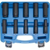 Smūginių ilgų galvučių rinkinys BGS-TECHNIC 1/2" - 10-24 mm, 10 vnt.