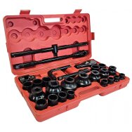 Smūginių galvučių komplektas | Cr-Mo | 6-12 kampų  mix | 25 mm (1") | 20 mm (3/4") | 26 vnt. (H4220626)