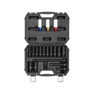 Smūginių ilgų ir plonasienių galvučių rinkinys | CR-MO | 18 vnt. (YT-10566)