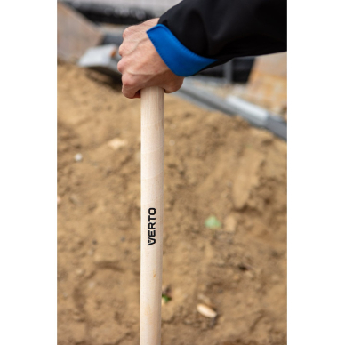 Smėlio kastuvas, medine rankena, tiesus 3 Smėlio kastuvas, medine rankena, tiesus 3