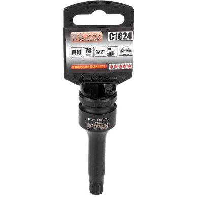 Smūginė 12 kampų galvutė 1/2' M5x78 mm 3 Smūginė 12 kampų galvutė 1/2' M5x78 mm 3