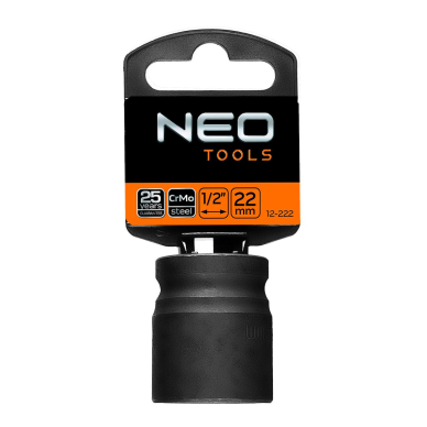 Smūginė galvutė 1/2'', 22 mm, Cr-Mo 1