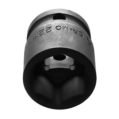 Smūginė galvutė 1/2'', 22 mm, Cr-Mo 2 Smūginė galvutė 1/2'', 22 mm, Cr-Mo 2