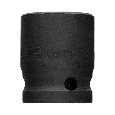 Smūginė galvutė 1/2'', 24 mm, Cr-Mo 2 Smūginė galvutė 1/2'', 24 mm, Cr-Mo 2