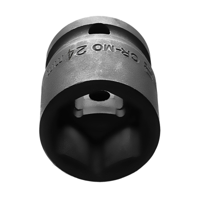 Smūginė galvutė 1/2'', 24 mm, Cr-Mo 7 Smūginė galvutė 1/2'', 24 mm, Cr-Mo 7