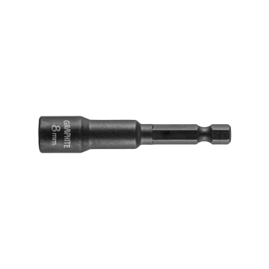 Smūginė galvutė hex su magnetu 8 mm