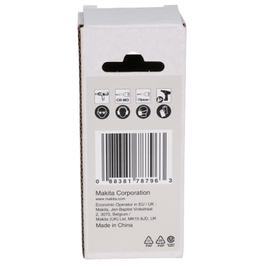 SMŪGINĖ SUKIMO GALVA VERŽLIASUKIUI Makita E-19794 Impact Black 1/2“, T30 x 78 mm 3 SMŪGINĖ SUKIMO GALVA VERŽLIASUKIUI Makita E-19794 Impact Black 1/2“, T30 x 78 mm 3