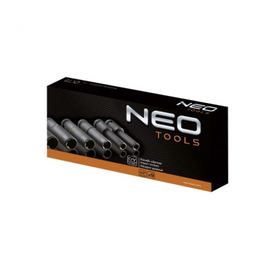 Smūginės galvos - 1/2", Neo 12-110, 6 vnt. 1 Smūginės galvos - 1/2", Neo 12-110, 6 vnt. 1