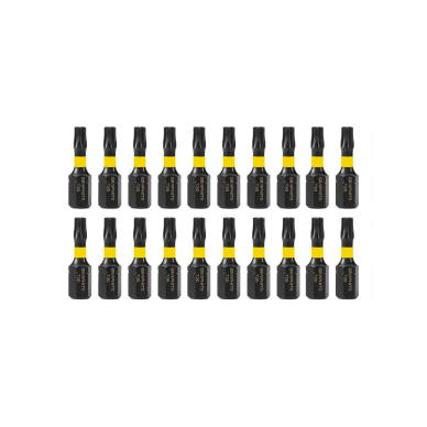 Smūginiai antgaliai TX20 x 25 mm, 20 vnt. 3 Smūginiai antgaliai TX20 x 25 mm, 20 vnt. 3