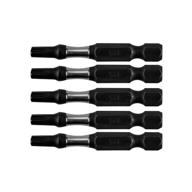 Smūginiai antgaliukai S2, 50 mm, T25 - 5 vnt. Smūginiai antgaliukai S2, 50 mm, T25 - 5 vnt.