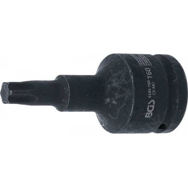 Smūginis antgalis | ilgis 100 mm | 20 mm (3/4") | T-Star (Torx) T60 (6185-T60)