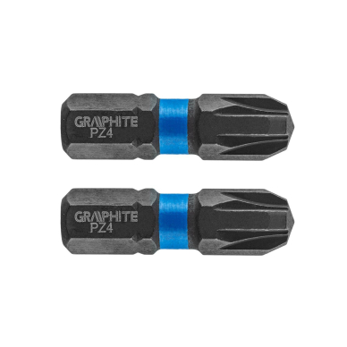 Smūginis antgalis PZ4 x 25 mm, 2 vnt.