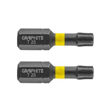 Smūginis antgalis TX25 x 25 mm, 2 vnt.
