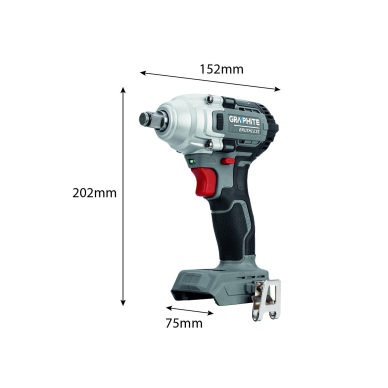 Smūginis veržliaraktis 18V 330Nm, be šepetėlių, 1/2“, ‚Energy+‘, be akumuliatoriaus 4 Smūginis veržliaraktis 18V 330Nm, be šepetėlių, 1/2“, ‚Energy+‘, be akumuliatoriaus 4