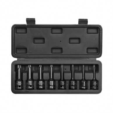 Smūginių Torx antgalių rinkinys Neo 08-712, 8vnt. Smūginių Torx antgalių rinkinys Neo 08-712, 8vnt.