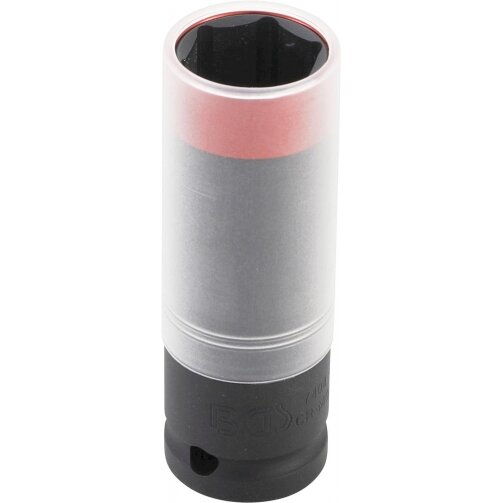 Smūginė galvutė su apsauga | Itin plona | 12,5 mm (1/2") | 21 mm (7404) Smūginė galvutė su apsauga | Itin plona | 12,5 mm (1/2") | 21 mm (7404)